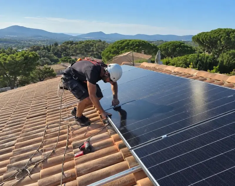 Installateur panneaux solaires Chaneins — pose photovoltaïque sur toiture