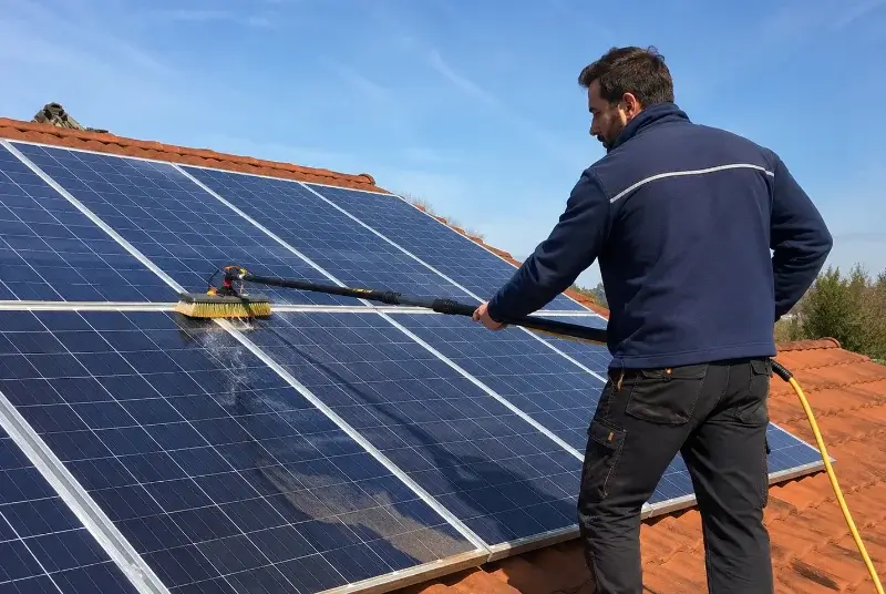 Nettoyage et entretien de panneaux solaires à Chaneins